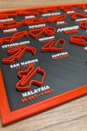 DEFEKT - v2 Kalendarz MotoGP 2026 – wydruk 3D prezent dla fana MOTO GP