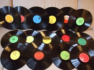 Płyty winylowe 12 cali do dekoracji - 10 sztuk