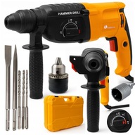 ZESTAW MŁOTOWIERTARKA + OTWORNICA 65mm PLUS 3000W 4-FUNKCYJNA WALIZKA UDAR!