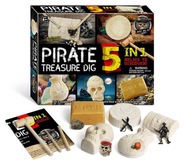 SKARB PIRATÓW WYKOPALISKO 5w1 - SUPER ZESTAW 5 szt