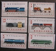Bułgaria - Mi 1456/61 - Historia kolei