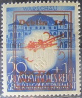 Niemcy stary znaczek z nadrukiem Dęblin (2/13