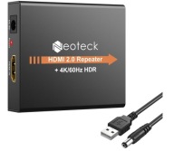 Neoteck Wzmacniacz HDMI 2.0 60M 4K 2160P 60Hz HDR HDMI 2.0