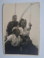 kobiety statek Sopot Hel 1947 (1807c)