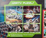 karty Lego Star Wars seria 3 , puzzle puzzli