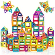 KLOCKI MAGNETYCZNE 3D MAGNETIC EDUKACYJNE NEODYMOWE PANELE DLA DZIECI 98EL.