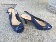 PROFILE nr 40/7 wygodne granatowe sexy czółenka