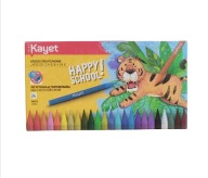 KAYET KIDS KREDKI GRAFIONOWE PAPIEROWA OSŁONKA MIĘKKIE KREDKI DLA DZIECI