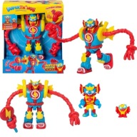 SUPER ZINGS ZESTAW ROBOT SUPERBOT SUGARFUN SUPERTHINGS FIGURKA+ROBOT