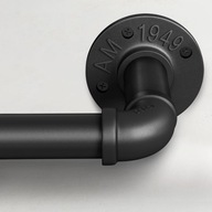 KARNISZ PRZEMYSŁOWY WYSUWANY REGULOWANY 76-305CM CZARNY