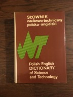 Słownik naukowo techniczny polsko angielski 1986