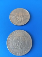 20 zł. 1976 r. Kłosy Wieżowiec - moneta