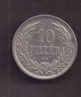 Węgry - 10 Filler 1909 rok