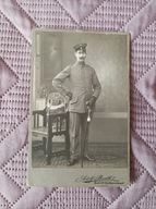 PRUSKI OFICER Z SZABLĄ ... GLIWICE foto. Barth .... CDV