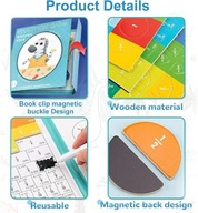 Magnetyczna arytmetyczna zabawka edukacyjna łamigłówka matematyczne