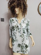 PEPPER włoska KOSZULA TUNIKA w kwiaty rękaw podpinany 36/38