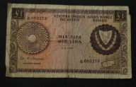 Cypr - banknot - 1 Funt 1978 rok
