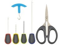 Zestaw akcesoria karpiowe Konger wiertło igła nożyczki karp pop up pellet