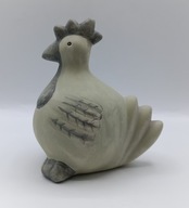 Pękaty kogut kogucik z ceramiki ładna figurka 15cm - do kolekcji