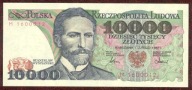 10 000 zł 1987 r ser M UNC b. rzadka seria - PIĘKNY !!!