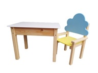 Stolik i krzesełko dla dziecka drewniane 92-116
