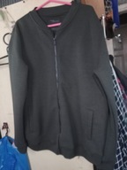 Bluza prążkowana bomberka oversize