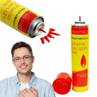 GAZ DO ZAPALNICZEK RONSON 300ML Z KOŃCÓWKAMI