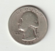 USA 25 centow 1935 srebro 0.900