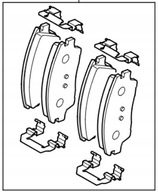 KLOCKI HAMULCOWE PRZÓD KIA SPORTAGE (2018-2022) OE 58101D7A70
