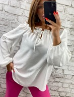 Koszula bluzka oversize szerokie rękawy UNIWERSALNA