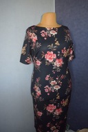 F & F Piękna sukienka ołówkowa w kwiaty_46