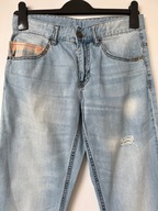 BENETTON SPODNIE jeans przetarcia roz 160 chłopiec 11-12 lat roz 2XL