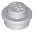 LEGO Płytka okrągła 1x1 jasny szary 4073 - 11 szt