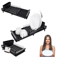 SUSZARKA DO NACZYŃ OCIEKACZ NA NACZYNIA STOJĄCA REGULOWANA PLASTIKOWA