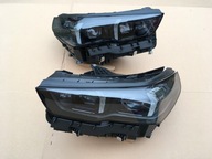 BMW 5 G60 NOWA Lampa Led Black Shadow Maska Zderzak Błotnik Przód - M5 G90