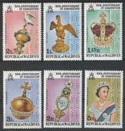 MALEDIWY - KORONACJA 25 ROCZNICA - KRÓLOWA ELŻBIETA II - 1978 - CZYSTE **