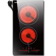 DD148 Płyta ceramiczna Karinear 2 pola 2000W Timer Dotykowa Blokada Czarna