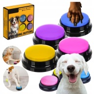 PRZYCISKI DLA PSA DŹWIĘKOWE MÓWIĄCE DO NAUKI ZABAWY NAGRYWANIA SZKOLENIA X4