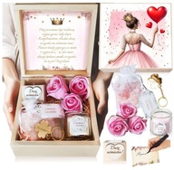 PREZENT NA WALENTYNKI DLA DZIEWCZYNY ŻONY DLA NIEJ KOBIETY KOSZ PREZENTOWY