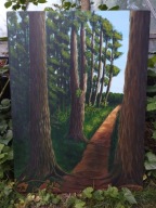 Wioleta Zysk - Natura, las (akryl) - AUKCJA CHARYTATYWNA NA KOTY