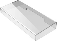 TOPBATHY Przezroczysta osłona na klawiaturę 475 × 150 × 48 mm