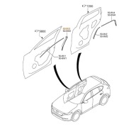 Oryginalna folia drzwi p.przód Mazda CX-5 KF