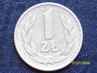 1 zł 1974 r. aluminium .Bardzo ładne bcm!!