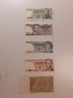 Dawne banknoty polskie kolekcja