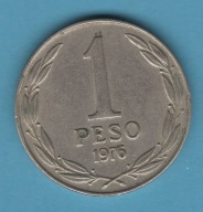 (1CH21) Chile 1 peso, 1976