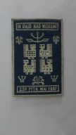 RAJD WIGRY 1967 ROK PLAKIETKA 5X8CM