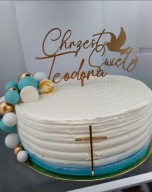Toppery na tort Komunia Chrzest Urodziny Ślub Inne