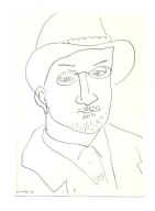 Pocztówka - Henri Matisse, Autoportret w kapeluszu ...