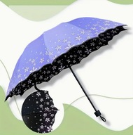 PARASOL PARASOLKA W WZÓR ANIME ANIMOWANY PORĘCZNA KWIATY KWIATUSZKI RETRO