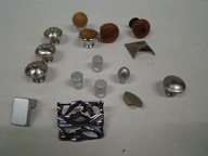 gałka meblowa metalowa 16szt = 12zł satyna